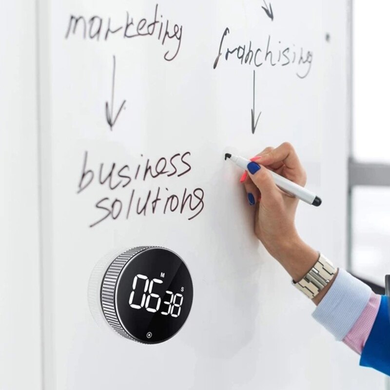 Mechanical Cooking Timer Alarm Counter Clock Time Management on Shower Games Magnetism Easy to Stick it on Whiteboards