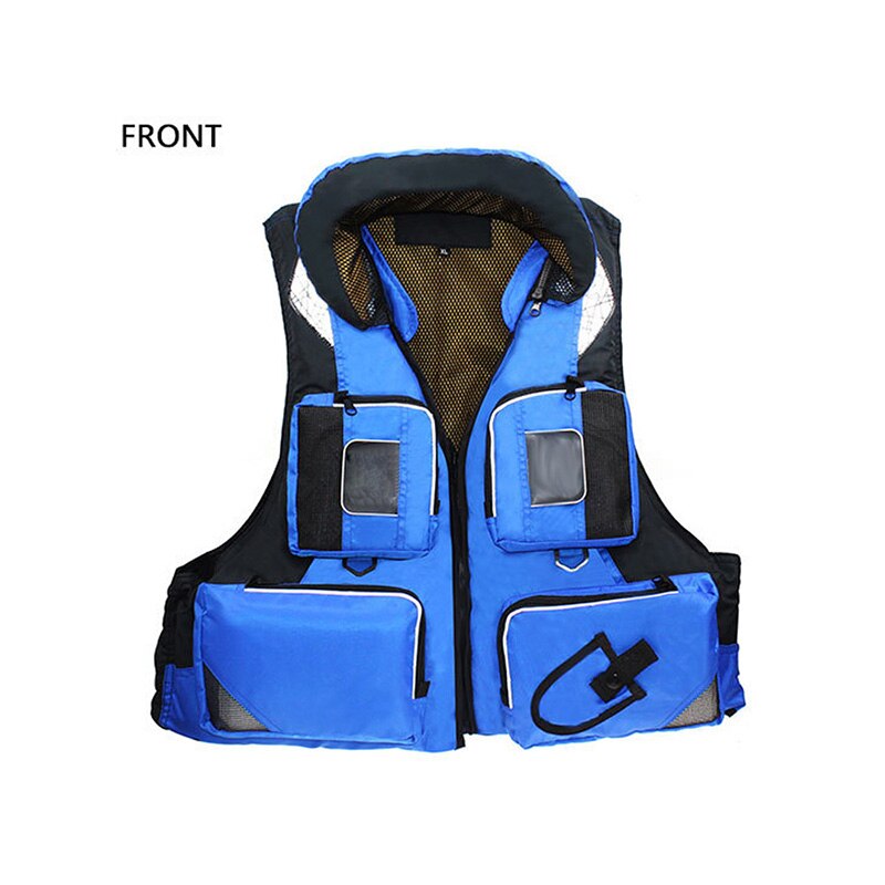 Colete salva-vidas de pesca ao ar livre natação colete salva-vidas barco para o homem adulto água esporte colete deriva colete salva-vidas rolamento vela 110 kg: blue / XXL