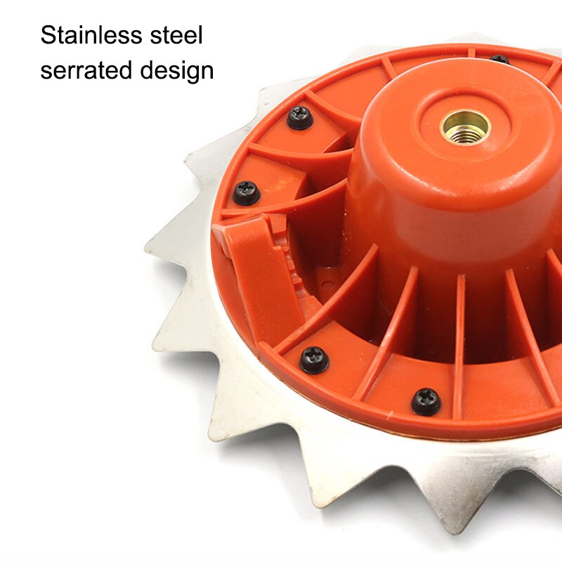 High-carbon Steel Trimmer Head Dual Use Trimmer Head Brush Cutter Tools Cutting Disc with Nylon Trimmer Lines Garden Tools TB