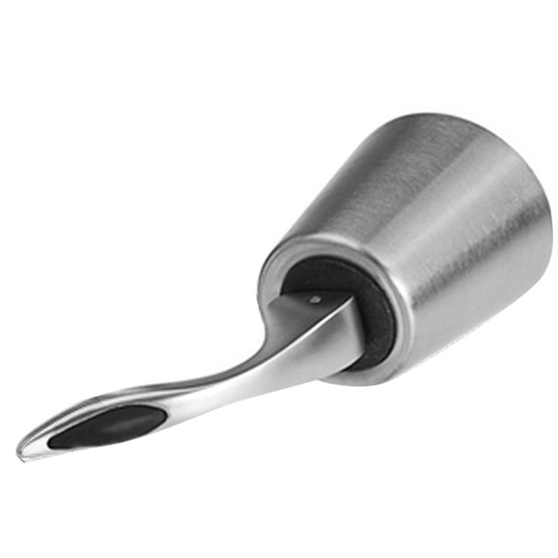 Wine Bottle Stopper Stainless Steel Reusable Leakproof Silicone Beverage Bottle Sealer Wine Fresh Saver Kitchen Bar Tools: 02