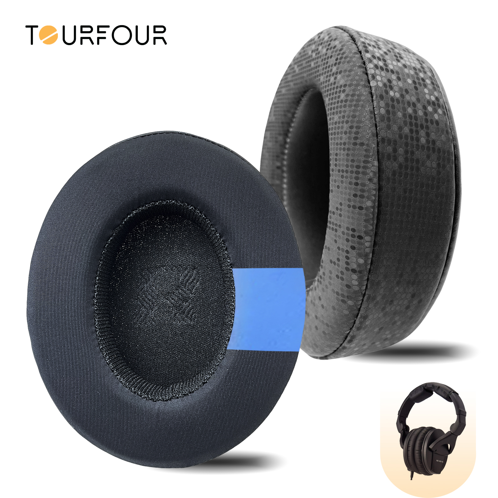 TOURFOUR Replacement Earpads for Sennheiser HD280 Pro Headphones Ear Cushion Cover Sleeve Earmuffs Headset Headband