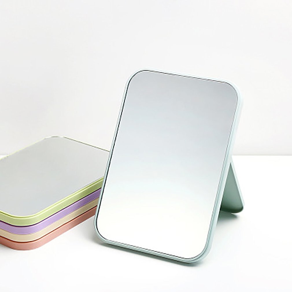Opvouwbare Draagbare Grote Vierkante High Definition Enkele Side Cosmetische Spiegel Draagbare En Te Gebruiken Eenvoudig En Mooi