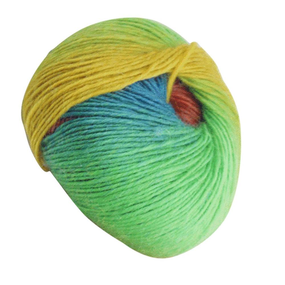 1 rulle blødt uld hæklet babygarn babystrik uldgarn flerfarvet håndstrikkegarn til strikning tørklæde sweater