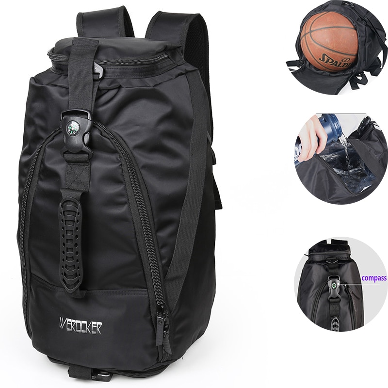 Stijlvolle reisrugzak met grote capaciteit, herenbagage, schoudertas, basketbaltas, sporttas, backpacken, functionele, veelzijdige tassen