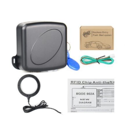 Car Keyless Entry System Engine Start Alarm System Push One-button Start System Remote Starter Stop Car Accessories: Type2