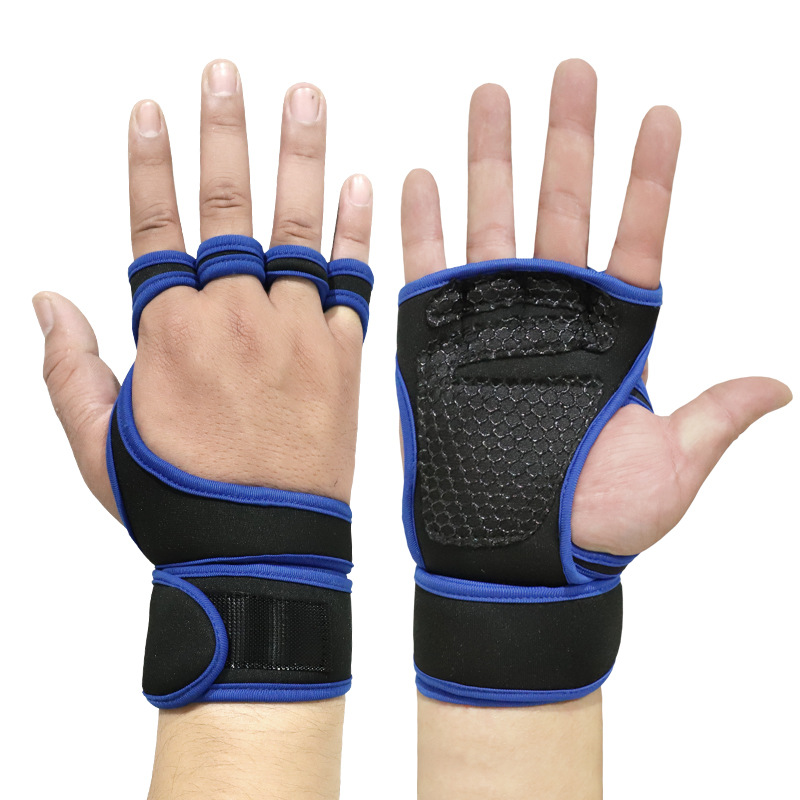 Gants de Sport d'entraînement pour hommes et femmes, gants d'entraînement, Fitness, musculation, haltérophilie, gymnastique, main, poignet, protection du paume: YELLOW / L