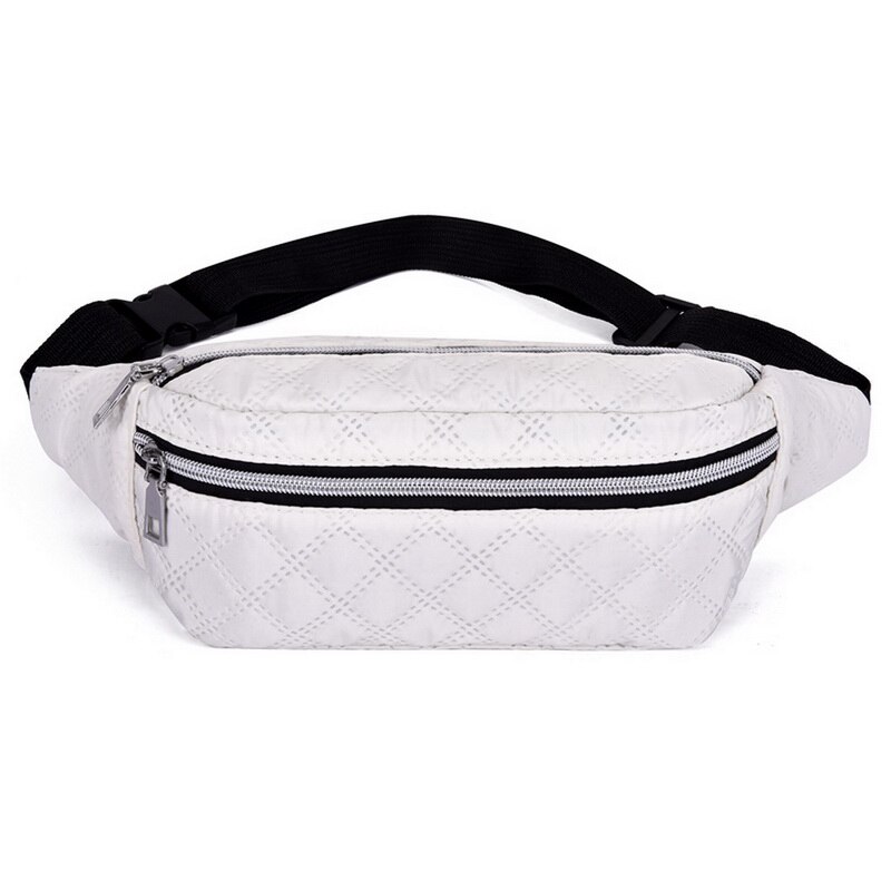Wasserdicht Taille Pack Frauen Sport Laufen Taille Tasche Für Männer praktisch Halfter Gürtel Tasche Fitnessstudio Fitness Reisen Beutel Brust taschen: Weiß