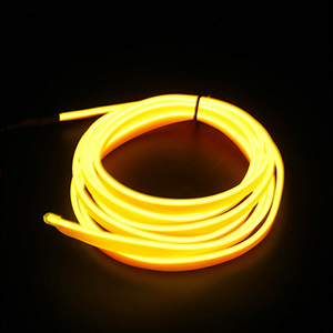 Luces Led decorativas para Interior de coche, tira de neón con cableado EL, luz ambiental Flexible automática, USB, accesorio de lámpara de ambiente para