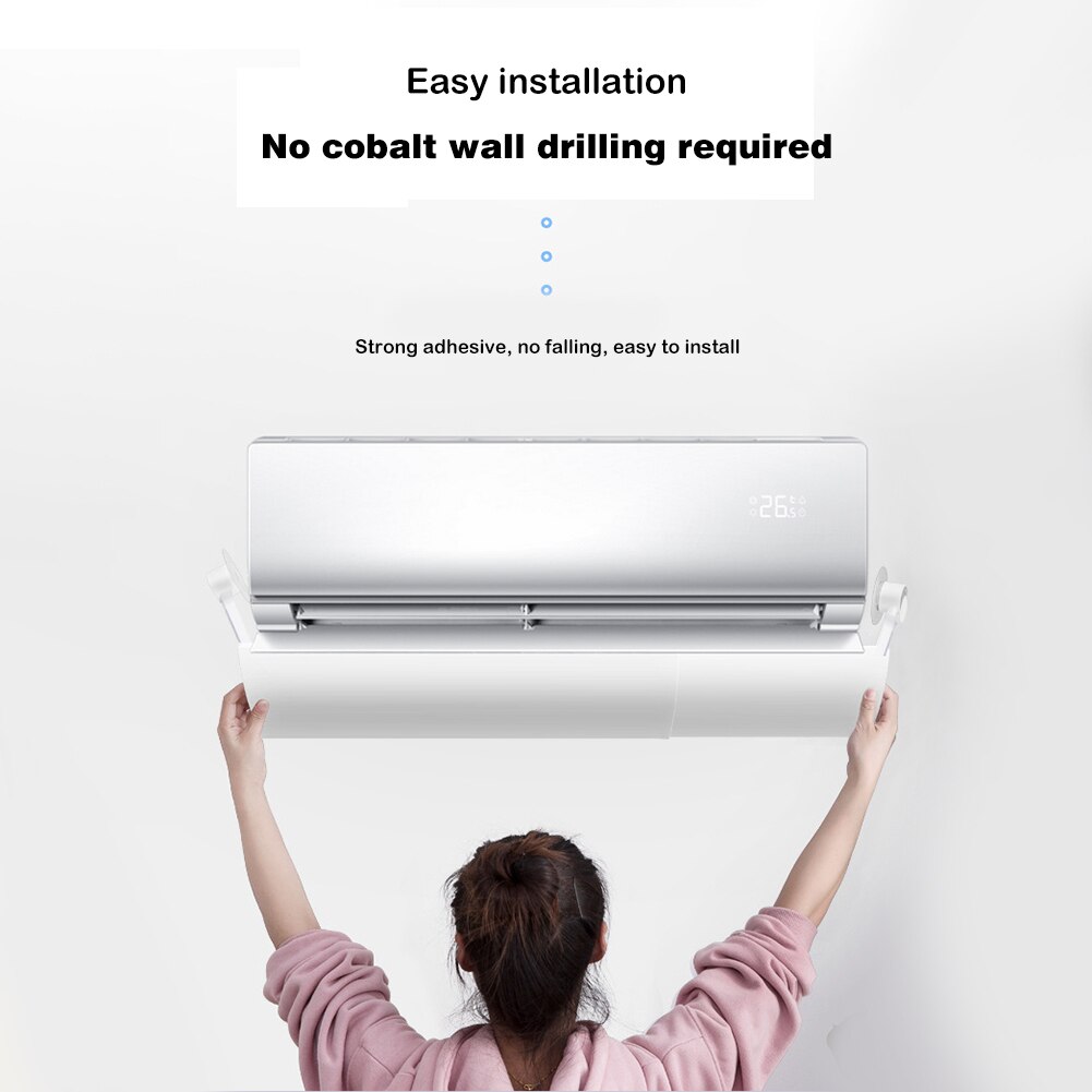 Adjustable Air Conditioning Cover Wind Deflector Air Conditioner Baffle Shield Cover For Summer Household Bedroom Decorations