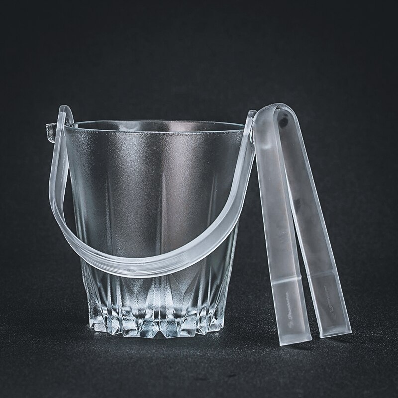 Glas is hink vin kylare, champagne vin hink, isolering is hink is tång kristall dryck badkar för fester bar