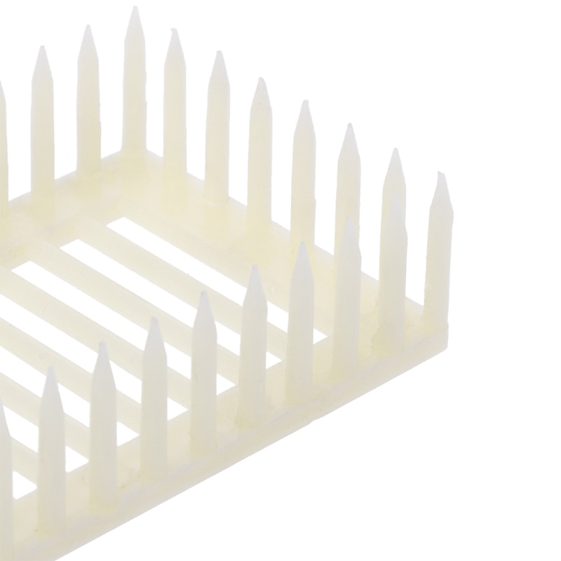 Caja de abeja tipo aguja carcasa indicadora de reina de plástico Clip receptor de abejas equipo de herramientas de abeja Apicultura