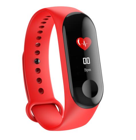 Reloj inteligente M3 para hombre y mujer, reloj deportivo con control de la frecuencia cardíaca y de la presión sanguínea, alarma y recordatorio de llamadas: Red