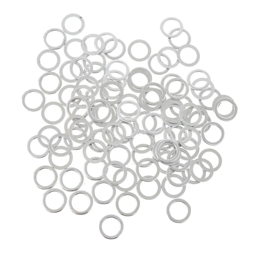 100pcs Heavy Duty Skateboard Truck Axle Washers Rings for Speed Bearing Performance Outdoors Skateboarding Accessories