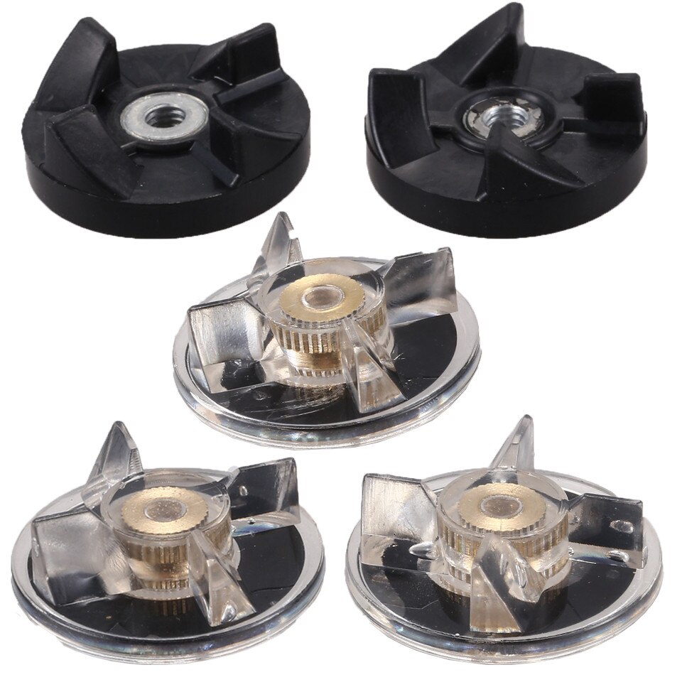 5Pcs/Set Durable 3 Plastic Gear Base + 2 Rubber gear for Magic Bullet Replacement Spare Parts Blender Parts