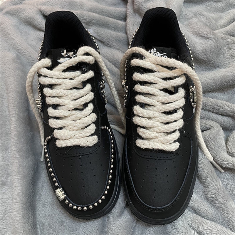 Cordones redondos para zapatos, cordón de algodón y lino de 7mm, para zapatillas deportivas, 100/120/140/160/180CM, 1 par