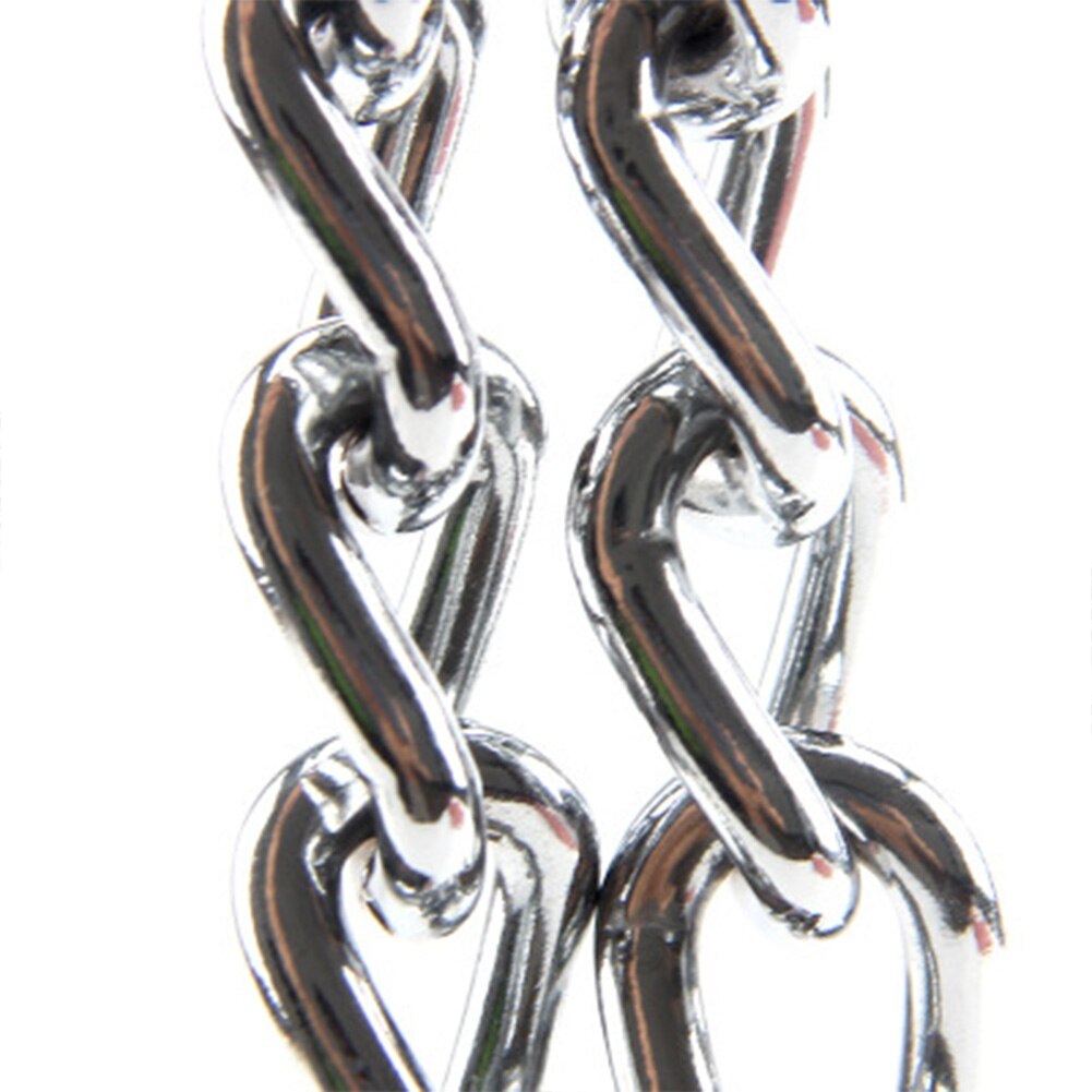 Stainless Steel Adjustable Dog Chain Collar Pet Collar Walking Dog Traction Rope Metal Pet Necklace For Small Medium Dog