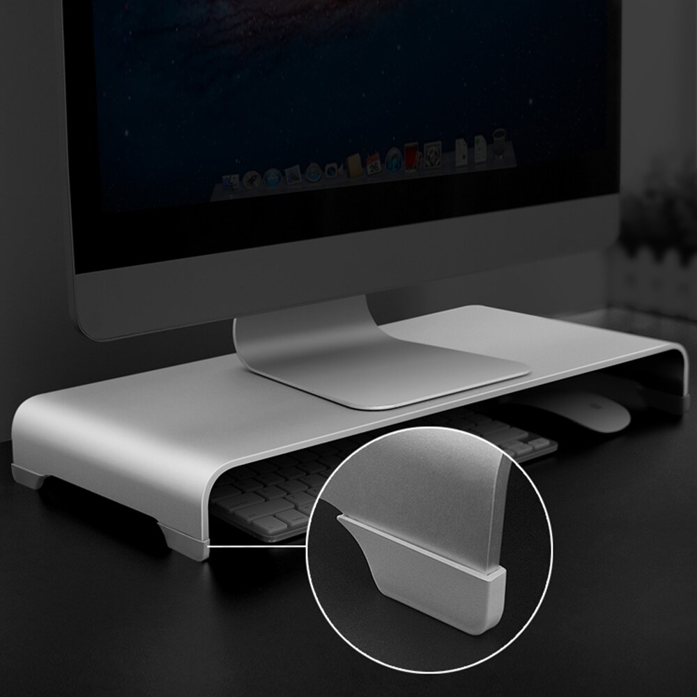 Multifunction Aluminum Monitor Stand Table Reduce Eye Neck Strain Ergonomic Laptop Desk Desktop Monitor Stand Office Desk