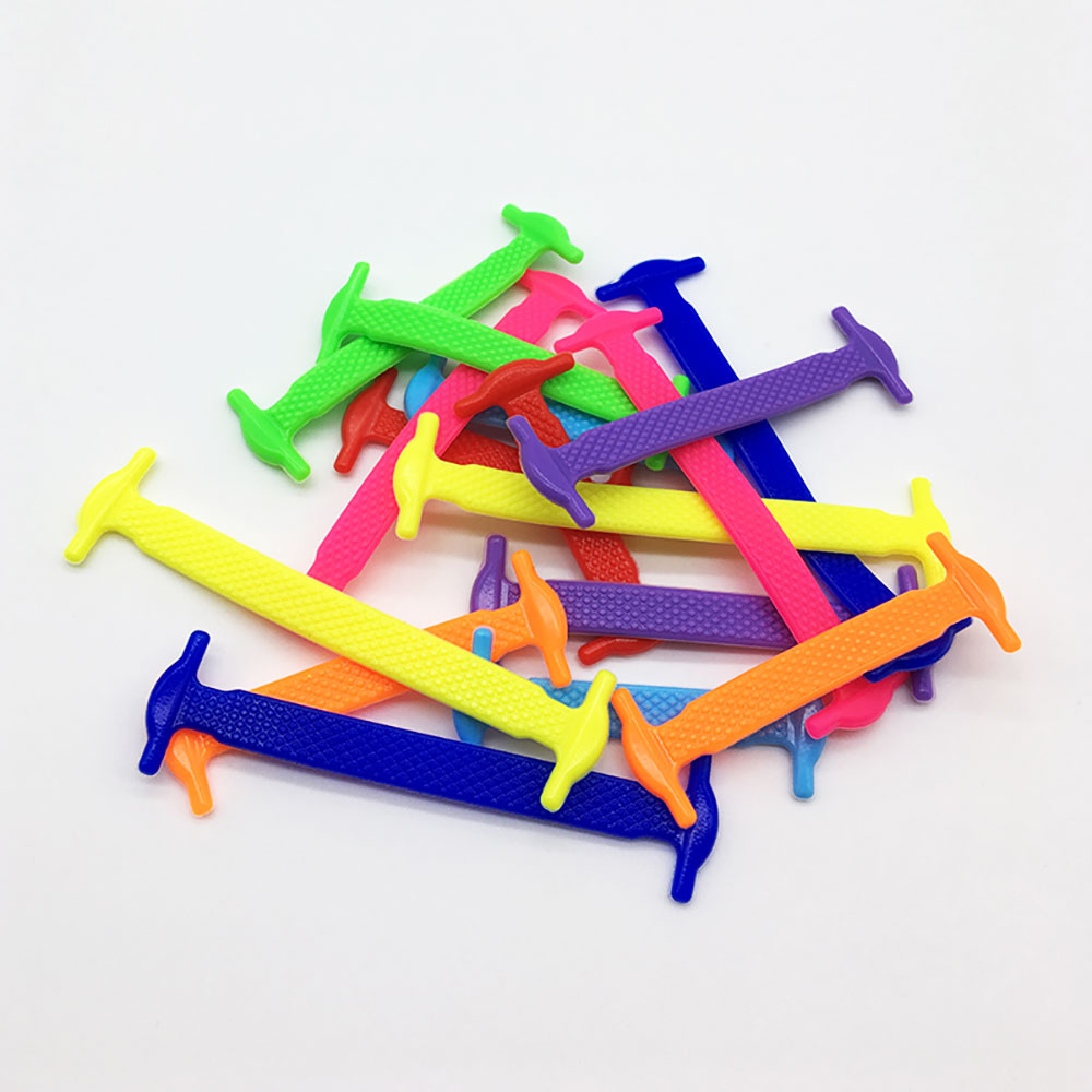 Cordones elásticos de silicona para niños y adultos, zapatillas de deporte atléticas sin corbata, Ajuste rápido, World, 16/12 piezas
