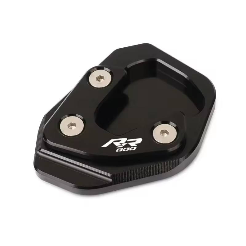 Motorfiets zijstandaard verlengstuk steunplaat vergrotingsstandaard voor qj motor srk 800rr srk 600rs srk 800 rr srk 600 rs: Ivoor