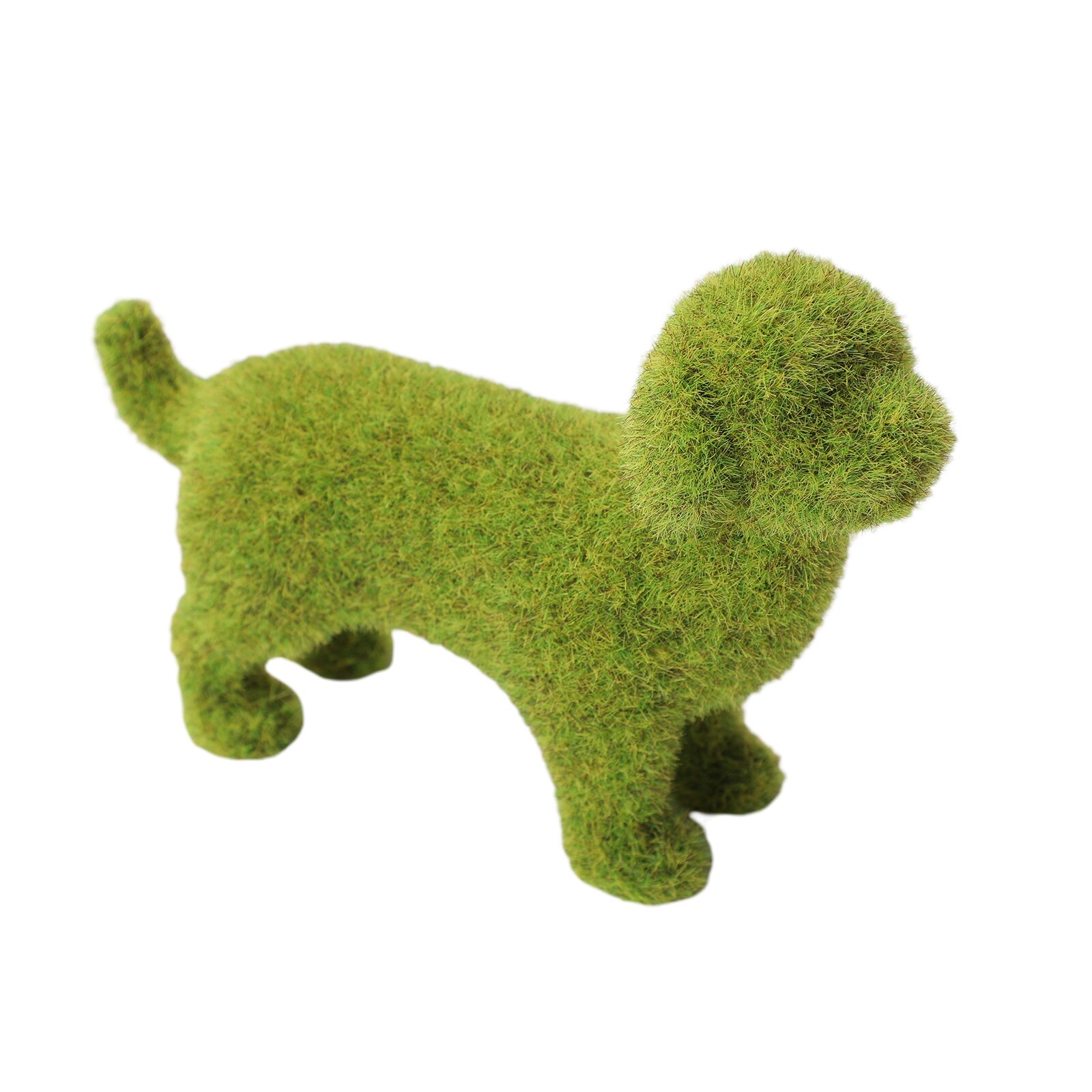 Sculpture topiaire de chien pierreries, décoration de jardin pour animaux de compagnie: B