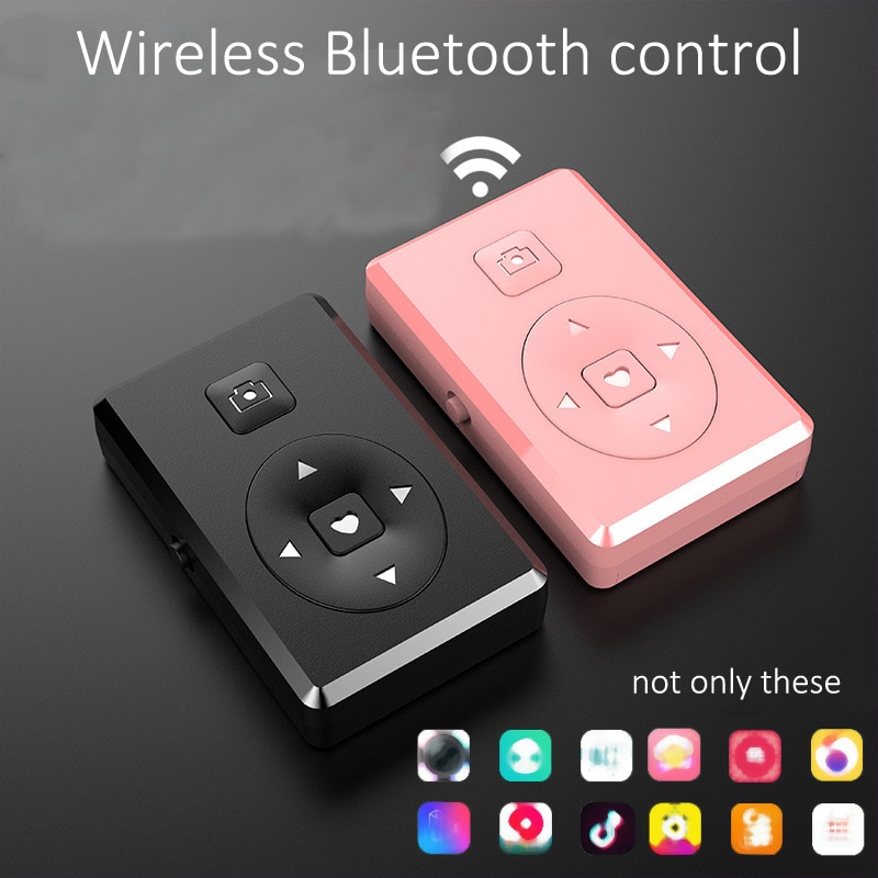 Mando a distancia Bluetooth inteligente disparador inalámbrico controlador remoto temporizador automático para IPhone Huawei P20 P30 Pro Xiaomi Control remoto