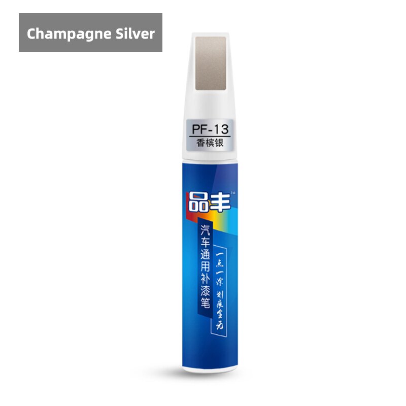 Pluma de pintura para coche, agente reparador de arañazos automático, cuidado del coche, eliminador de arañazos, herramienta de Relleno de pintura, 20 colores: champagne silver