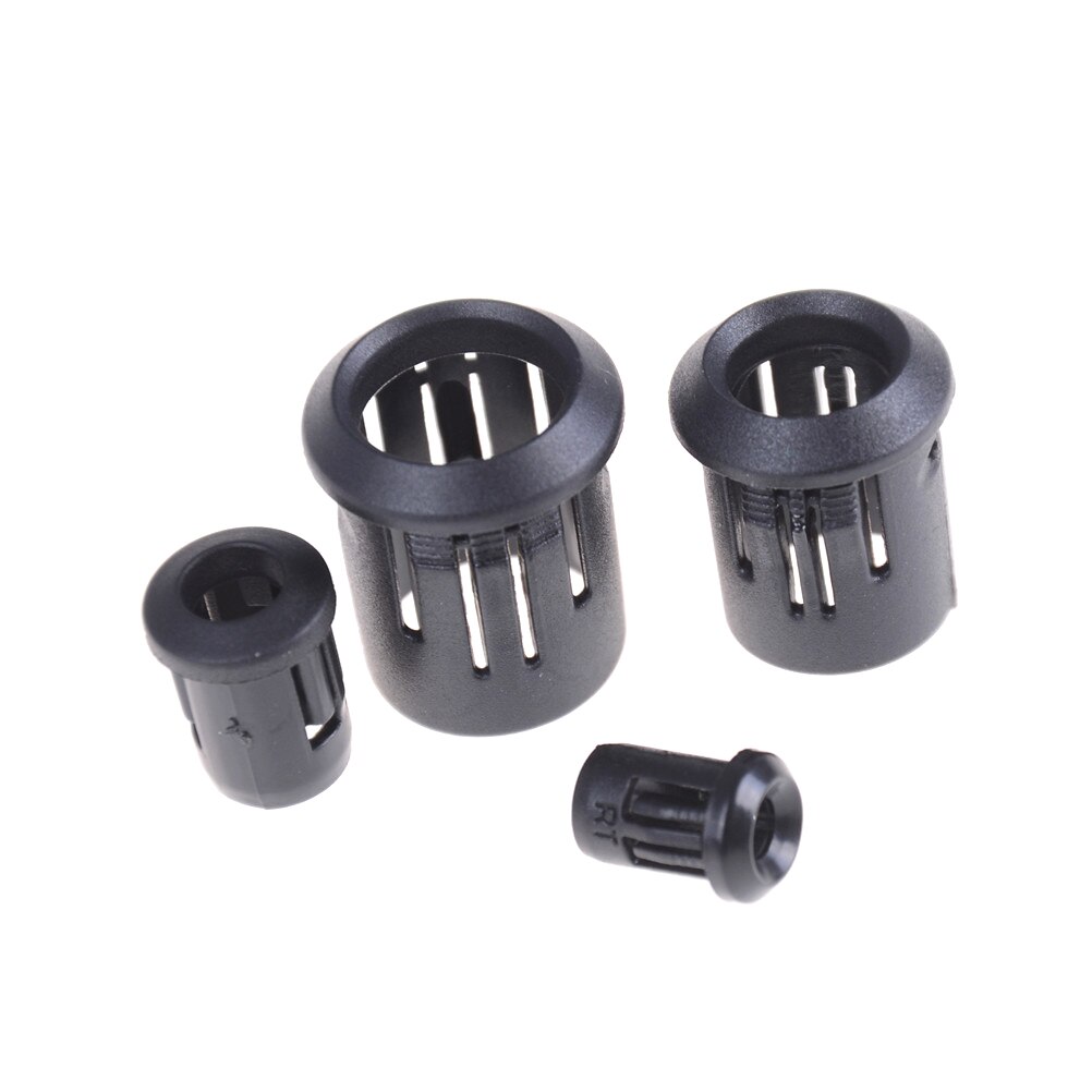 20pcs Black Plastic 3mm/5mm/8mm/10mm Lamp LED Diode Holder Black Clip Bezel Socket Mount