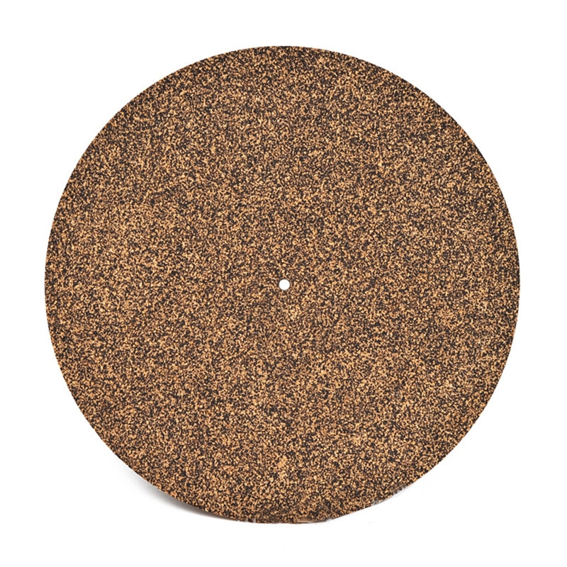 A0KB Cork LP Slip Mat Turntable Platter Mat for 12 inch LP Vinyl Record