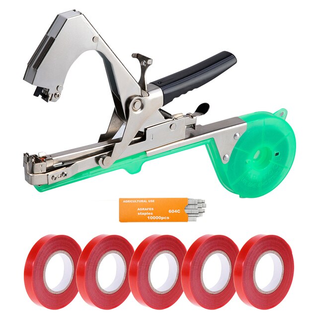 Plante binding tape verktøy hage verktøy hånd binde maskin grønnsaker frukt blomst druer vining tape erstatning blader: A -1-5