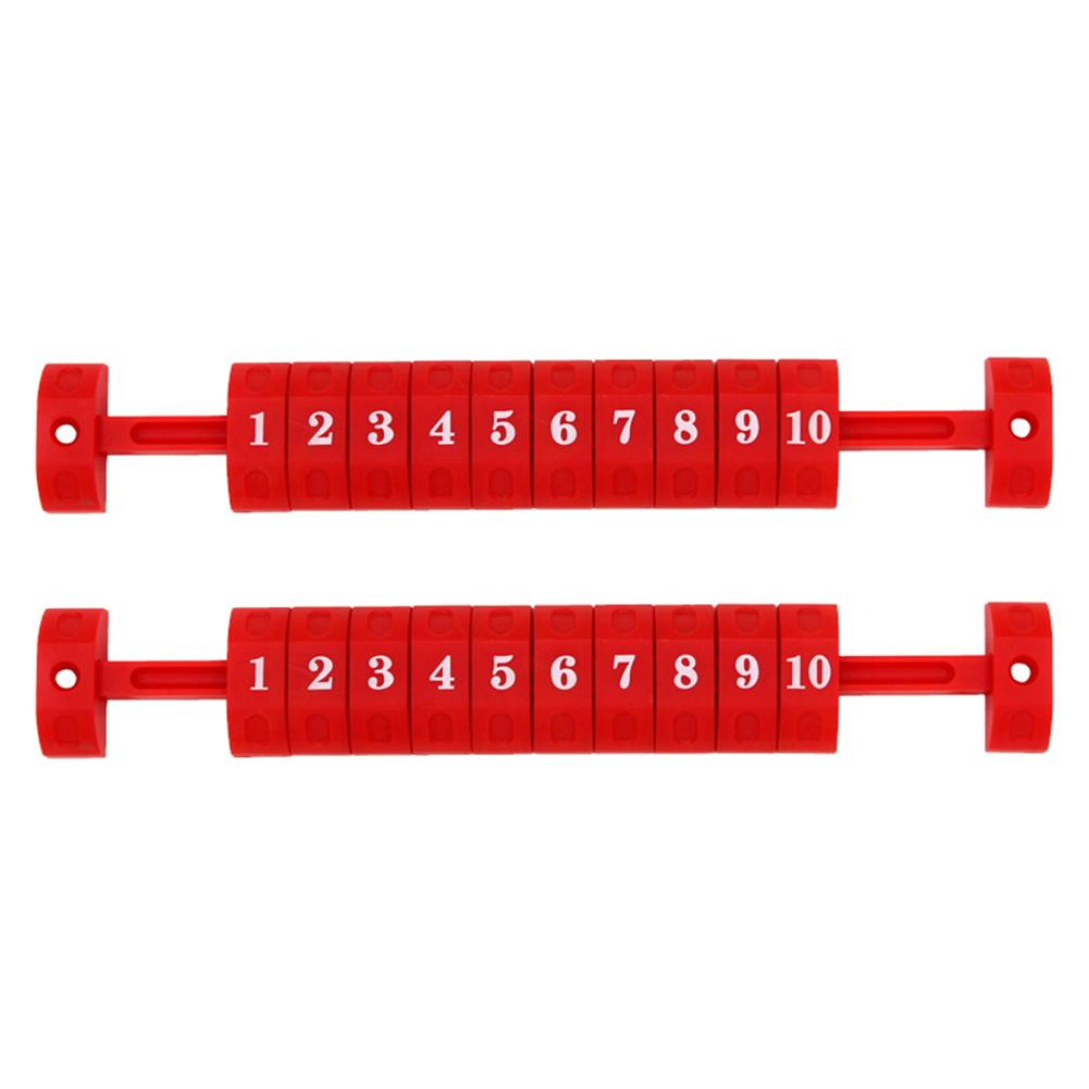 2 Teile/paket Tabelle FußBall Anzeigetafel Standard FußBall punkten Gerät Tabelle FußBall Maschine Zubehör FußBall Spiel Zubehör: rot