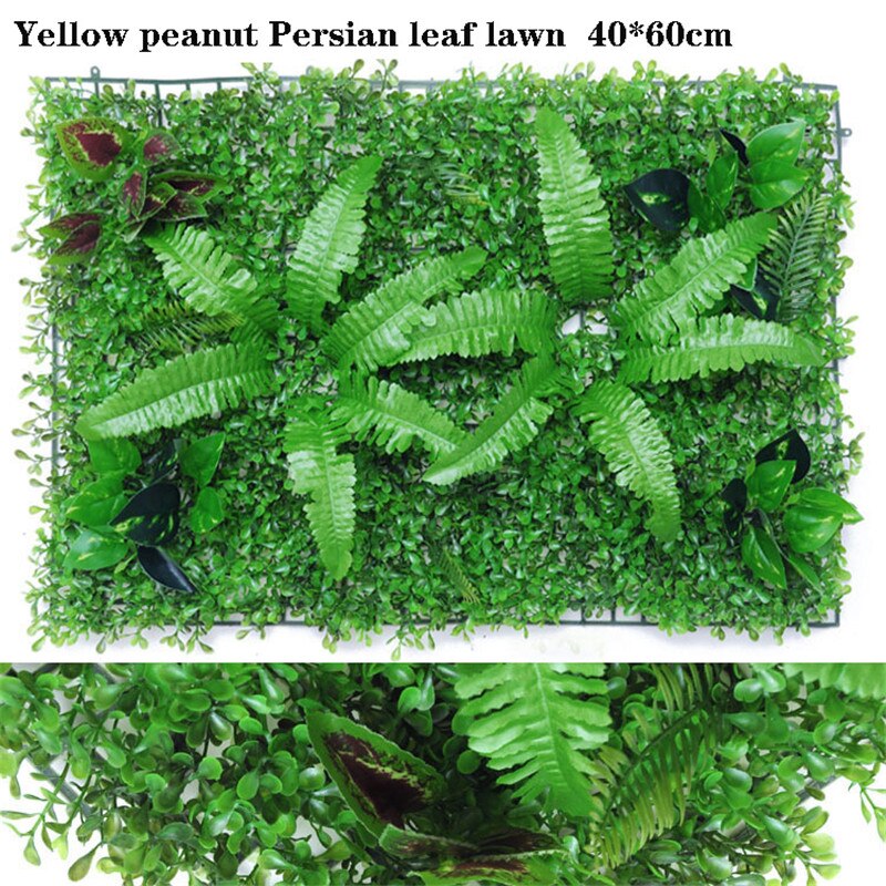 Mur végétal vert pour la maison jardin mur de mariage Landscap vert plastique pelouse porte boutique toile de fond décor mur végétal artificiel: YellowpeanutPersian