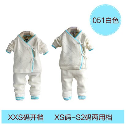 Pull pour bébé 0-18 mois | Pull-over d'hiver à nouer, pour garçons et filles, pour l'automne: Bleu ciel