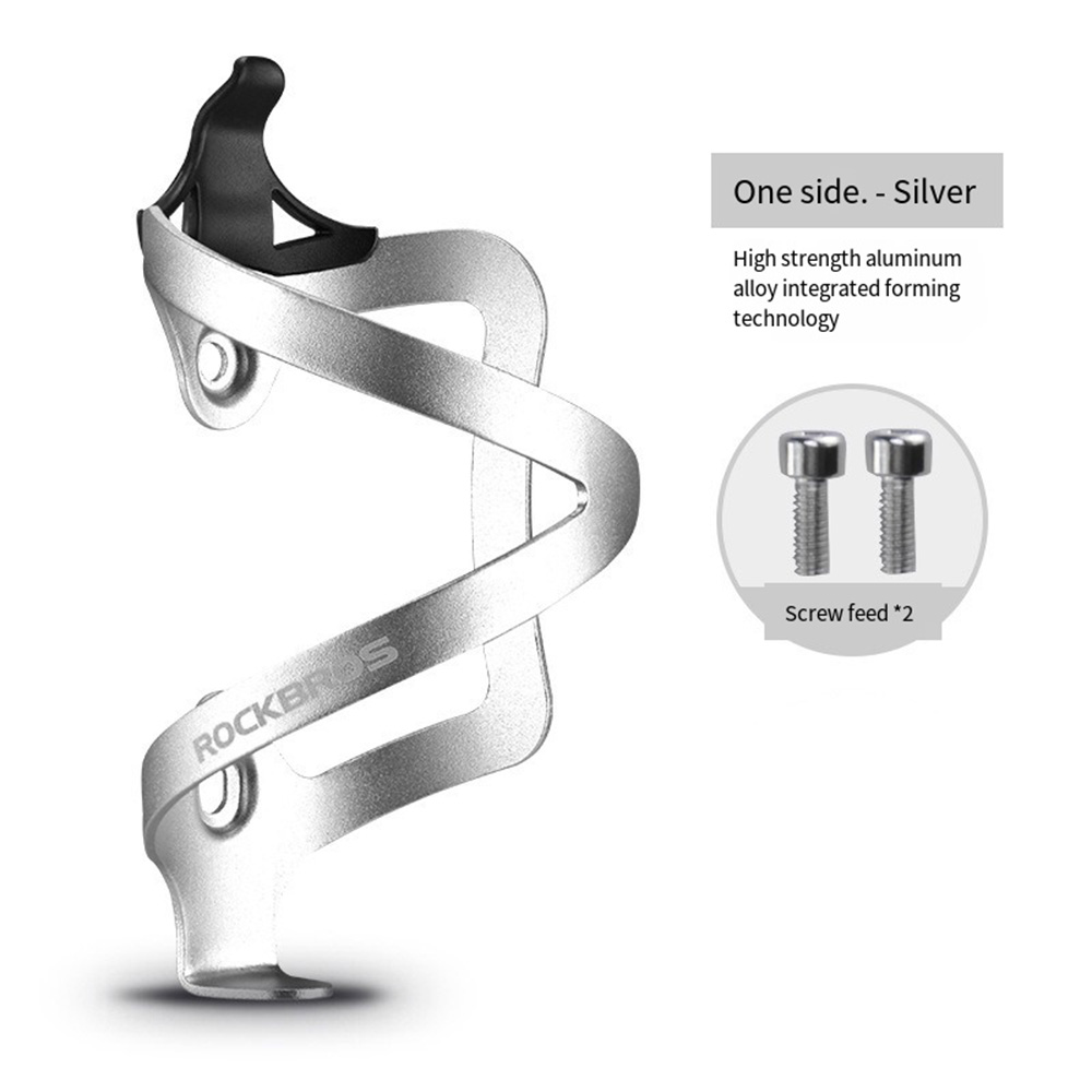ROCKBROS Fietsfleshouder Fiets Drumhouder Flessenrek Kooien Mount MTB Weg Mountainbike Fietsen Rack: Light Grey