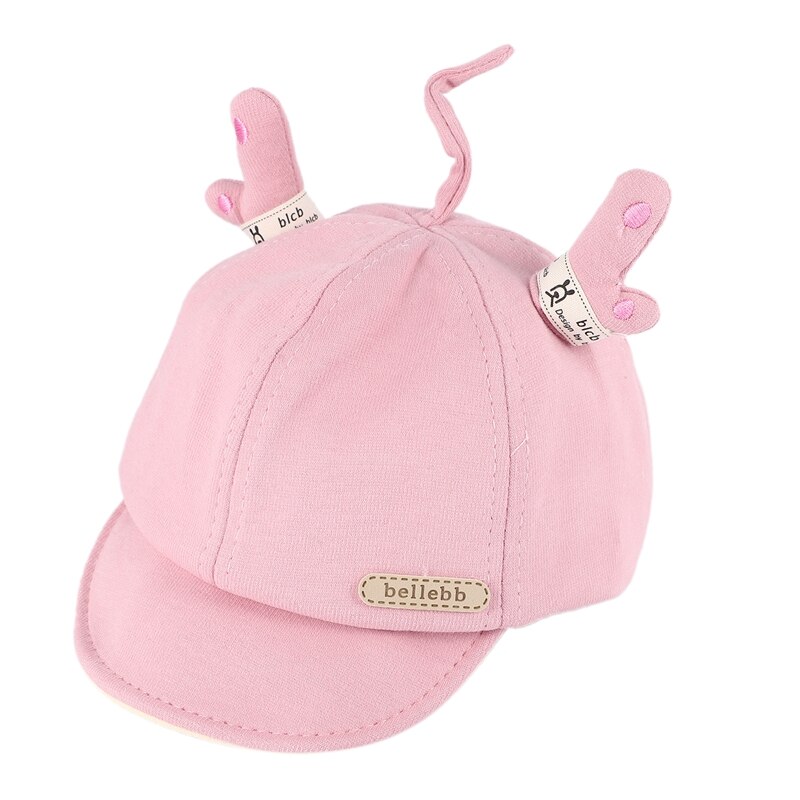 Børnehue - Bomuld - Blød Fawn Baby Cap til Piger: Default Title