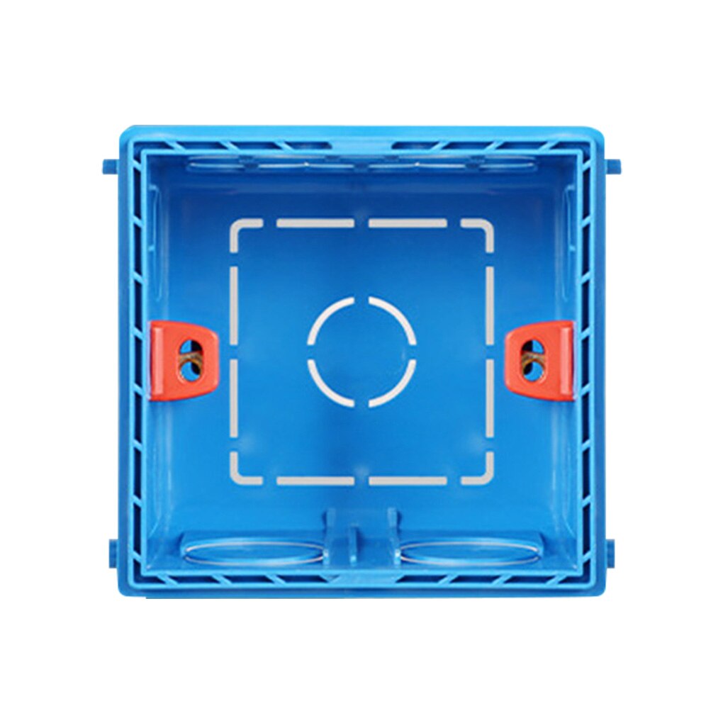 Atlectric Mounting Box Cassette Switch Socket Junction Box Hidden Concealed Internal Mounting Box For Type 86 White Red Blue Box