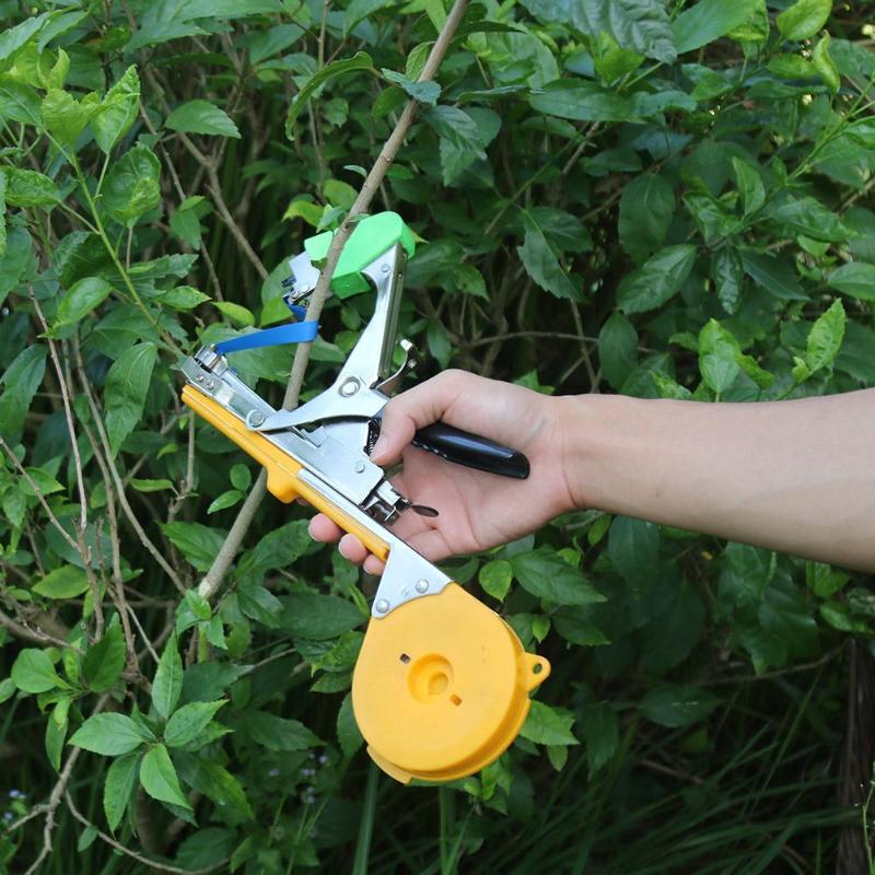 Trädgårdsredskap växt vegetabilisk druvstam tejpverktyg tejpmaskin bindningsmaskin med ympmaskin beskärare ympverktyg sax