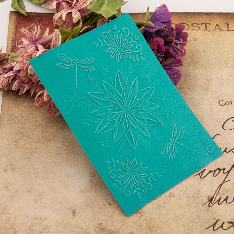 plastic dragonfly template Easter wreath craft card making paper card album wedding decoration Embossing folders