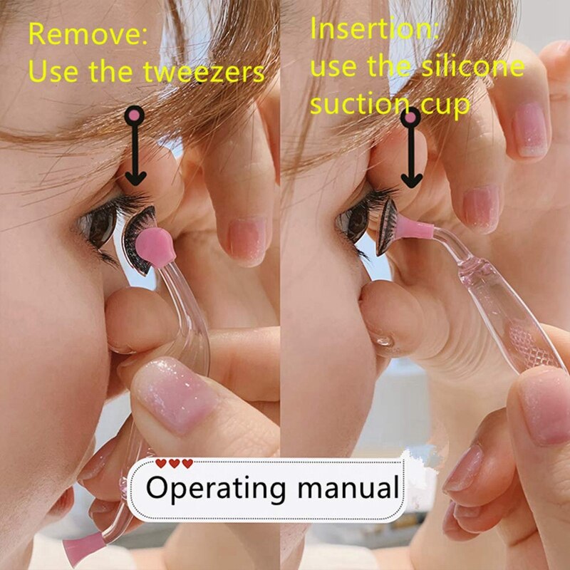 Soft Contact Lens Insertion and Removal Tool Set-Contact Lens Handler Device Includes Tweezers and Soft Silicone Scoop,Contact L