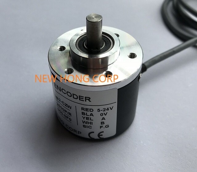 Fotoelektrisk encoder 2000 puls/linje plc meter bender ab fase 5-24v