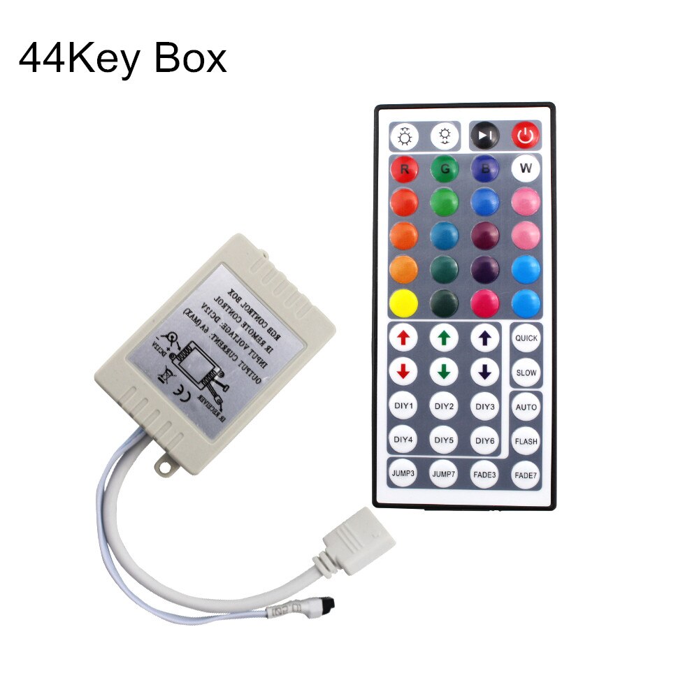 Mini RGB LED Controller DC12V Met IR 24Key 44Key Afstandsbediening Voor RGB LED Strips LED Modules licht