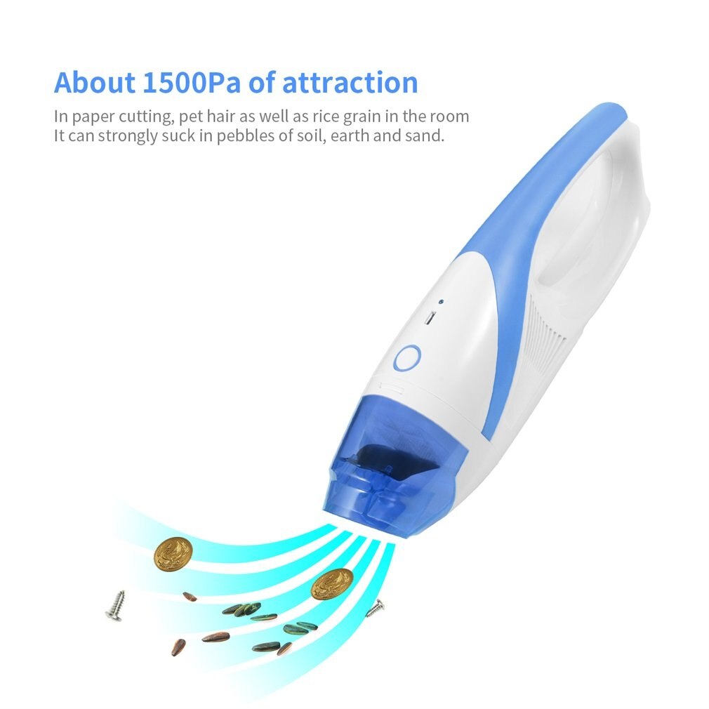 Handheld Mini Cordless Vacuum Cleaner B Rechargeable Portable USB Auto Lightweight Dustbuster Super Suction Compact