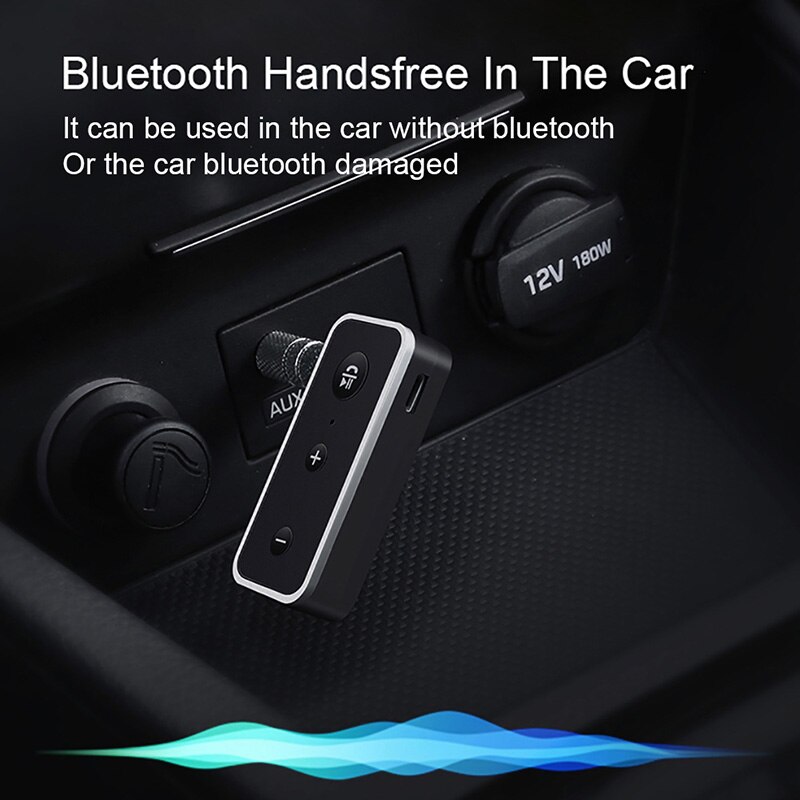 Bluetooth 5.0 Audio Receiver 3.5mm AUX Stereo Music Wireless Adapter For Car kit Transmitter Bluetooth Dongle With Mic HandsFree