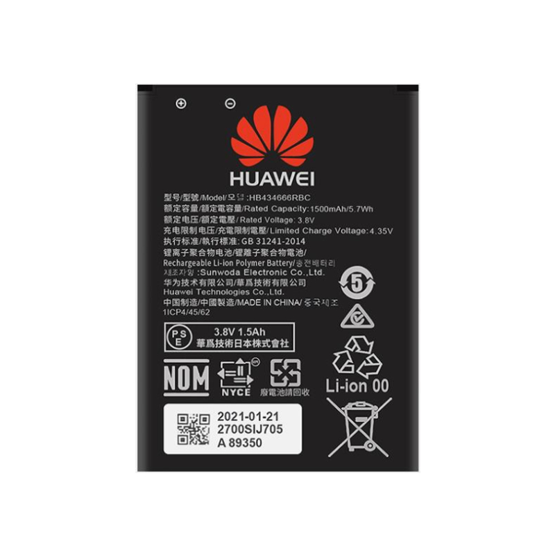 100% Orginal HB434666RBC 1500mAh Battery for Huawei Router E5573 E5573S E5573s-32 E5573s-320 E5573s-606 E5573s-806 Mobile Phone