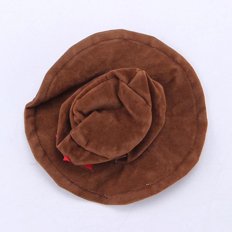 Nueva ropa para mascotas, disfraz divertido de vaquero para perros y gatos con sombrero, abrigo vaquero para cachorros, vestido de TE889
