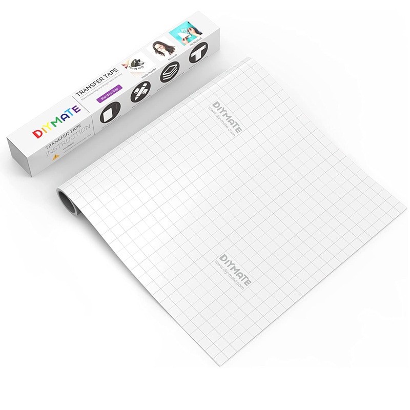 Cricut-Papel de transferencia de vinilo transparente, membrana de posicionamiento, almohadilla de corte, accesorios, película de transferencia de letras, 12x120 pulgadas, 0,3 m x 3,48 m