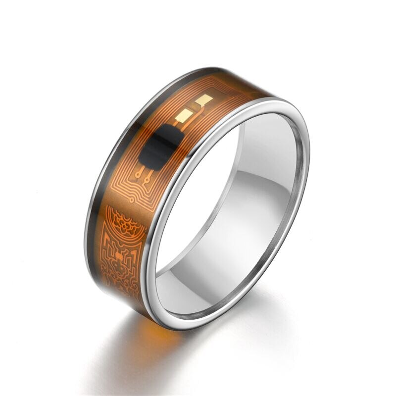 Nfc Smart Ring Multifunctionele Waterdichte Intelligente Smart Slijtage Vinger Digitale Ring Voor Android Windows Nfc Mobil: Size 6