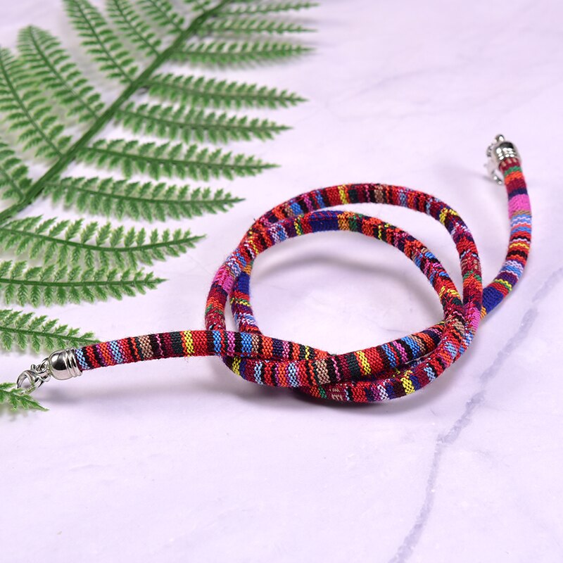 Ethnische Schnur Kette auf den Hals für Frauen Bohemian Hang Masken String Lanyard Sonnenbrillen Männer der Cuelga Mascarillas 65cm: 7