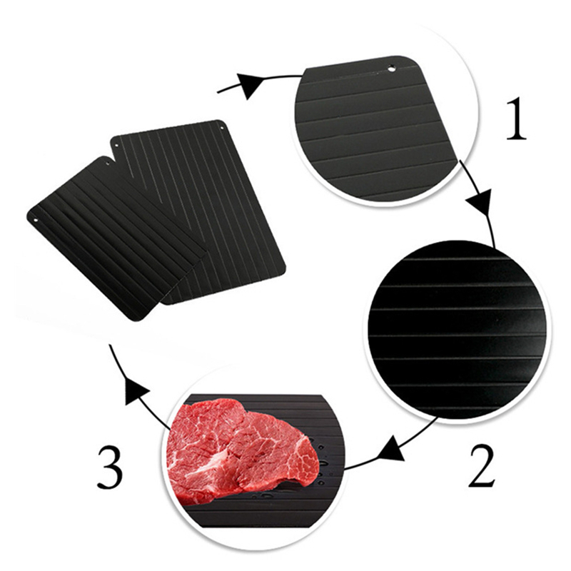 Fast Defrosting Tray Thaw Frozen Food Meat Fruit Quick Defrosting Plate Board Home Kitchen Defrost Supplies