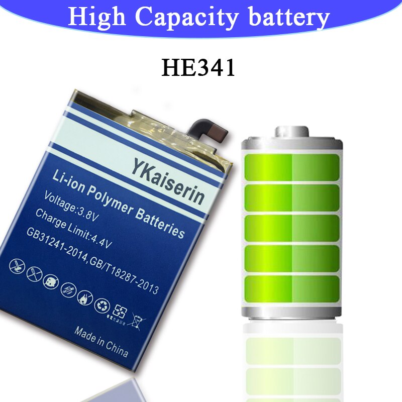 YKaiserin Replacement Battery 5000mAh HE341 for Nokia TA-1029 Li-ion Polymer