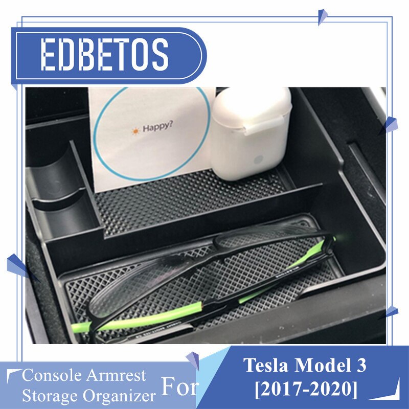 Center Concole Organizer Tray Voor Tesla Model 3 Armsteun Doos Console Houder Lade Auto Organizer Accessoires